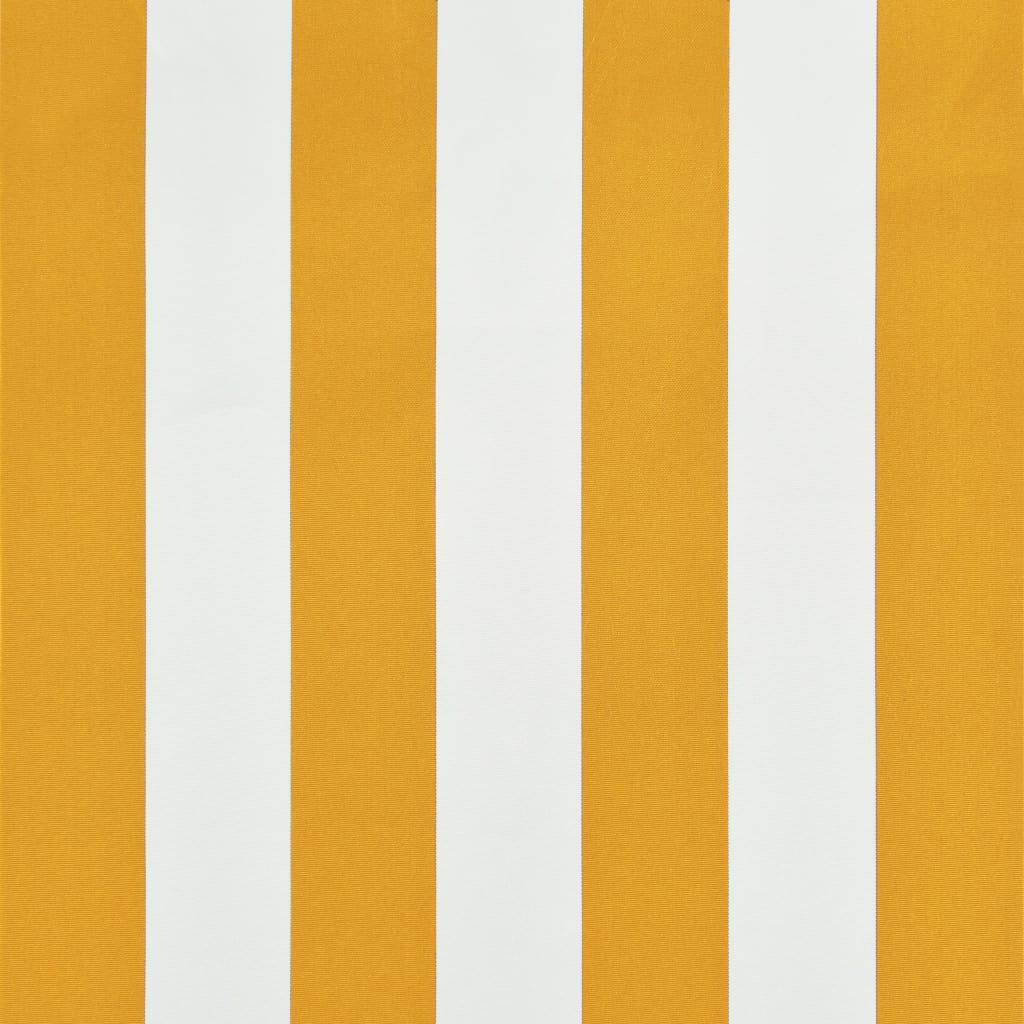 Luifel uittrekbaar 300x150 cm geel en wit